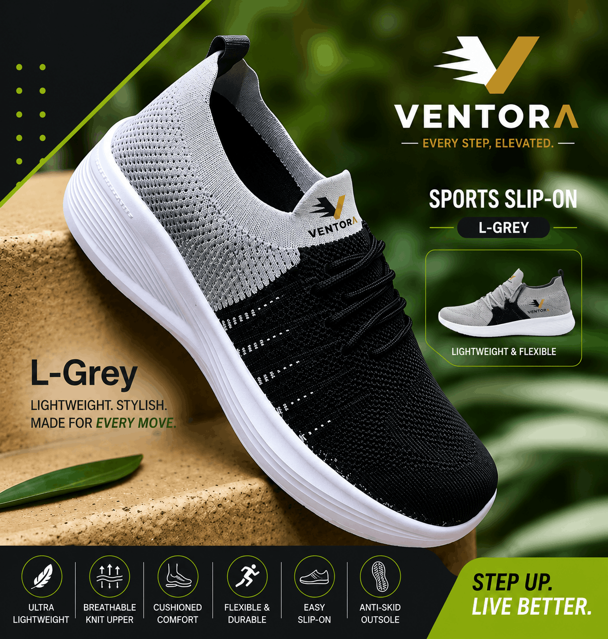 L-Grey EVA Sole